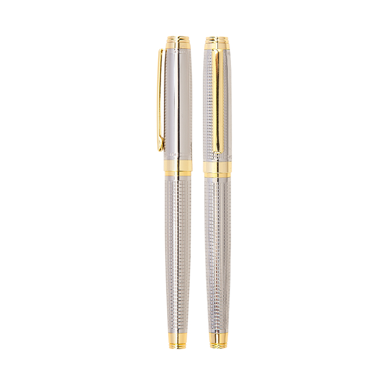 Ucuz Toptan Promosyon 1102-R Silver Metal Roller Kalem Modeli - 2