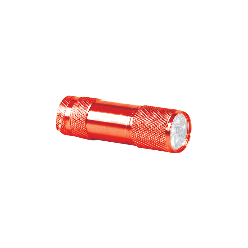 Ucuz Toptan Promosyon 1202 Kırmızı 9 Led – El Feneri Modeli - 2