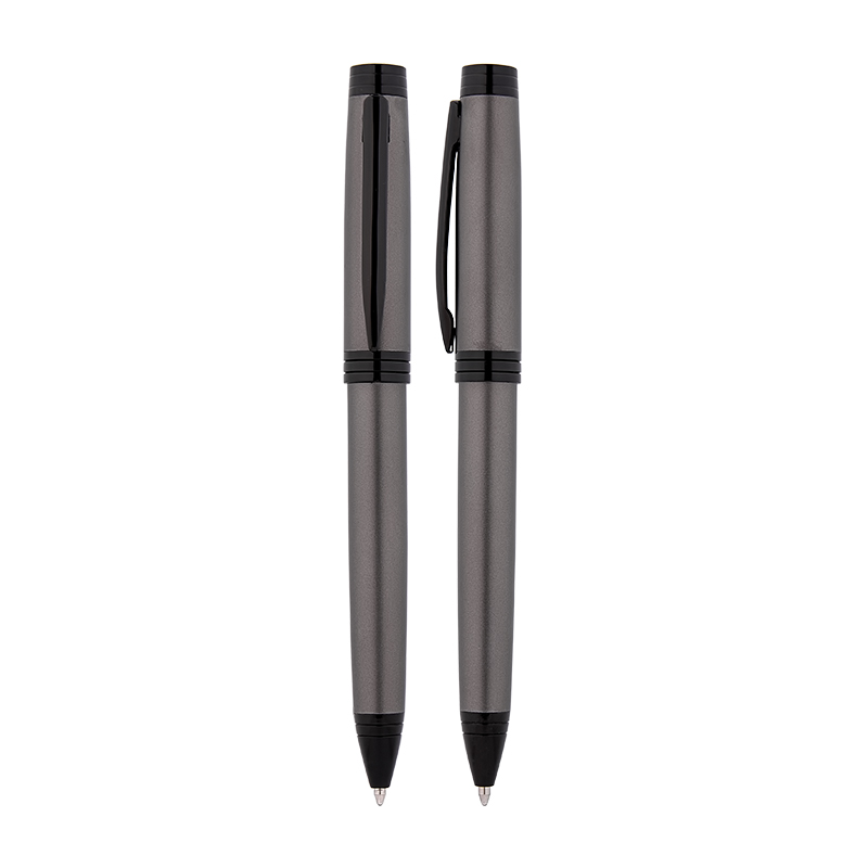 Ucuz Toptan Promosyon 1216-T Füme Metal Tükenmez Kalem Modeli - 2