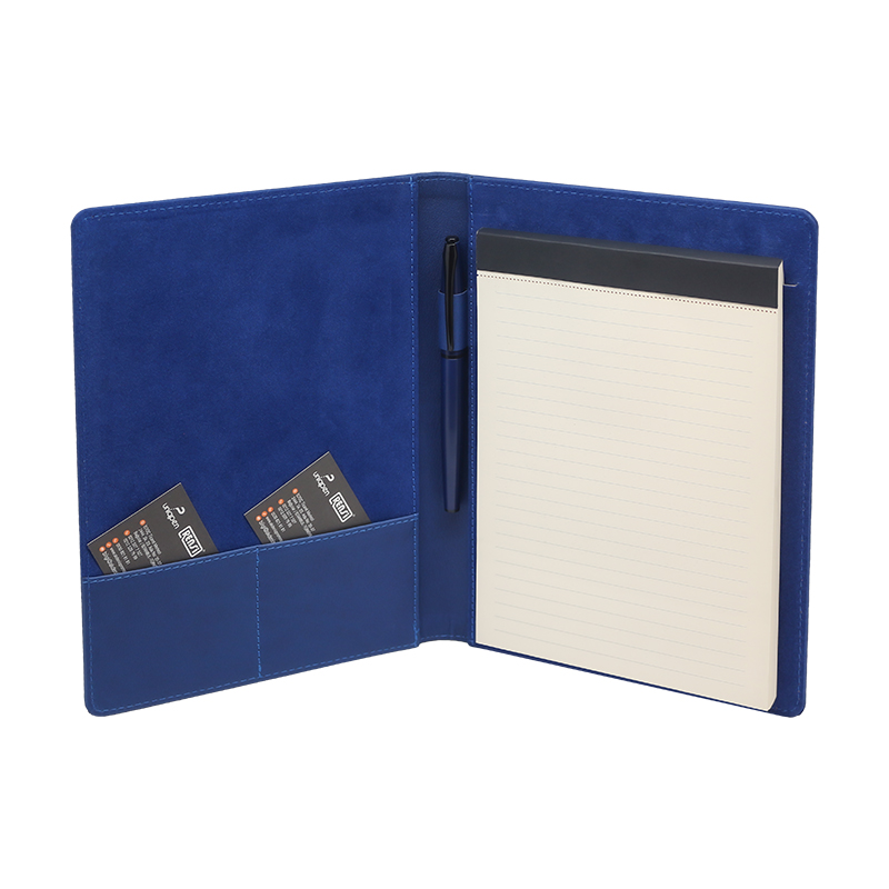 2435 Lacivert A5 Termoderi Sekreterlik 17 x 24 CM - Sekreterlikler Promosyon Ürünü