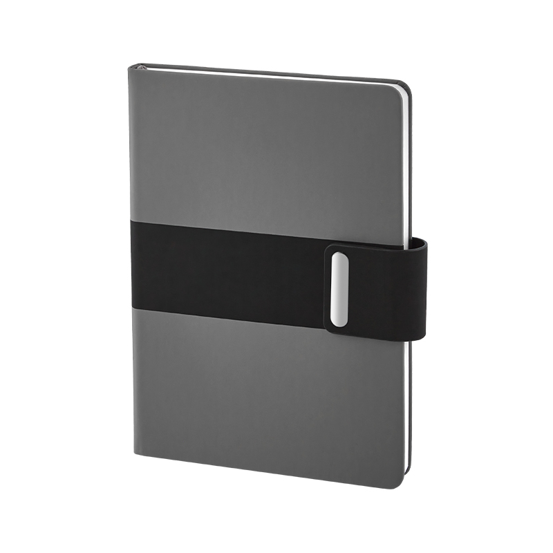 2426 Gri 15 x 21 Termo Deri̇ Defter - Sadıç Promosyon