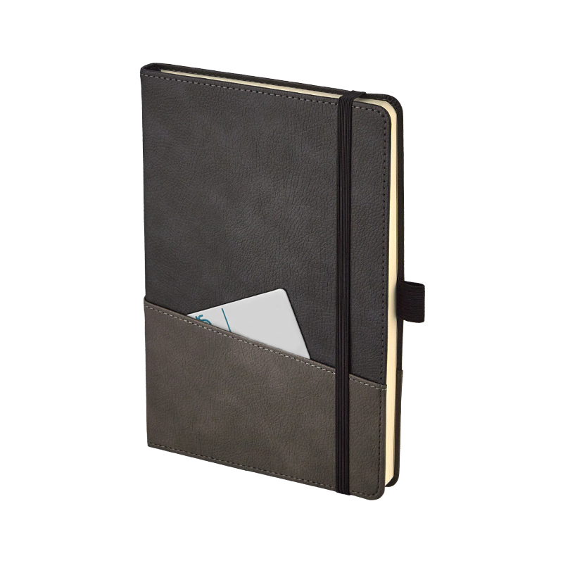 Ucuz Toptan Promosyon 2427 Siyah 15 x 21 Termo Deri̇ Defter Modeli - 2