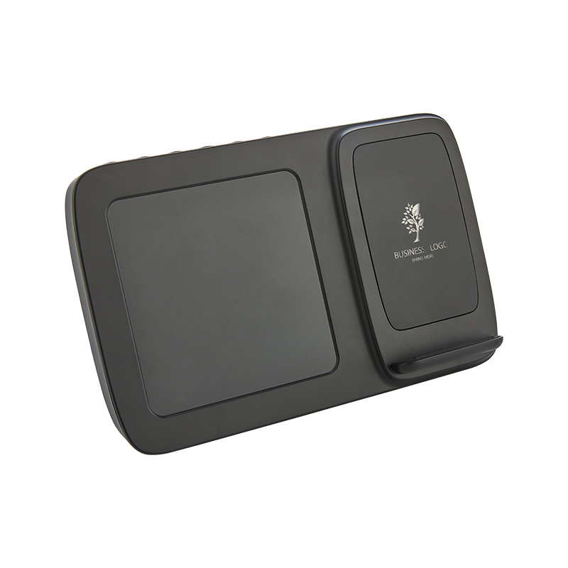 Ucuz Toptan Promosyon 4230 Siyah Wireless Şarj Cihazı & Dijital Saat Modeli - 5