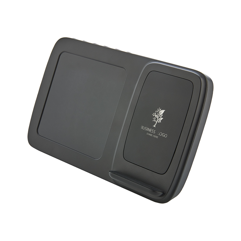 Ucuz Toptan Promosyon 4230 Siyah Wireless Şarj Cihazı & Dijital Saat Modeli - 6