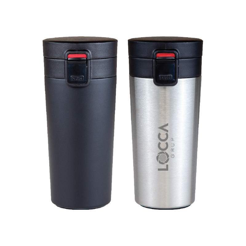 Toptan Promosyon 5303 Siyah Çelik Termos / 350 ml Modelleri