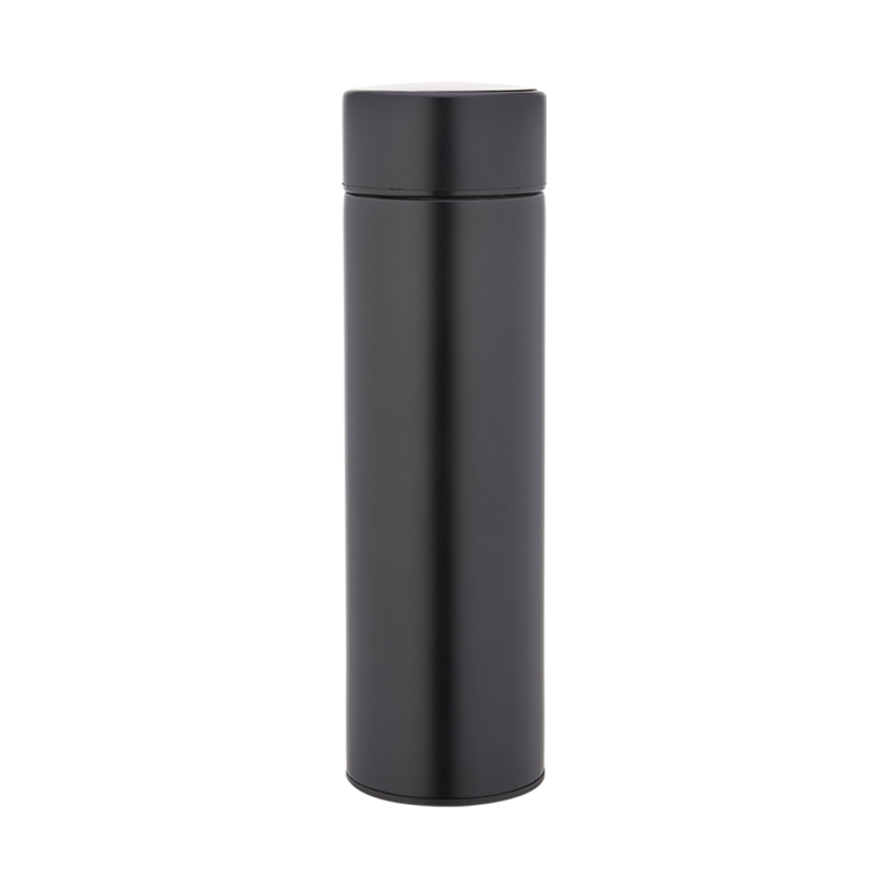 Ucuz Toptan Promosyon 5338 Siyah Dijital Süzgeçli Termos / 450 ml Modeli - 2