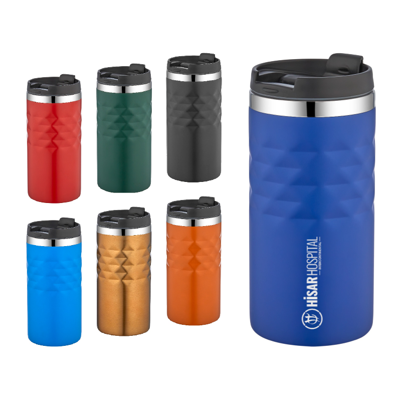 Toptan Promosyon 5340 Siyah Çelik Kupa / 300 ml Modelleri