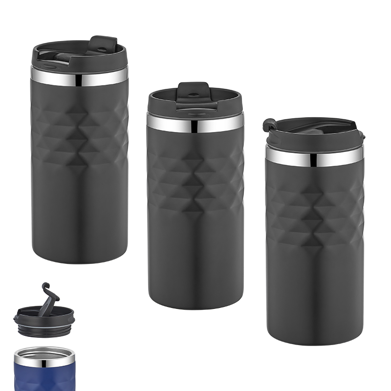 Ucuz Toptan Promosyon 5340 Siyah Çelik Kupa / 300 ml Modeli - 2
