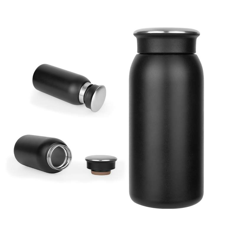 Toptan Promosyon 5348 Siyah Çelik Termos / 350 ml Modelleri