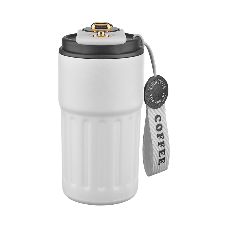 5351 Beyaz Çelik Termos / 440 ml - Sadıç Promosyon