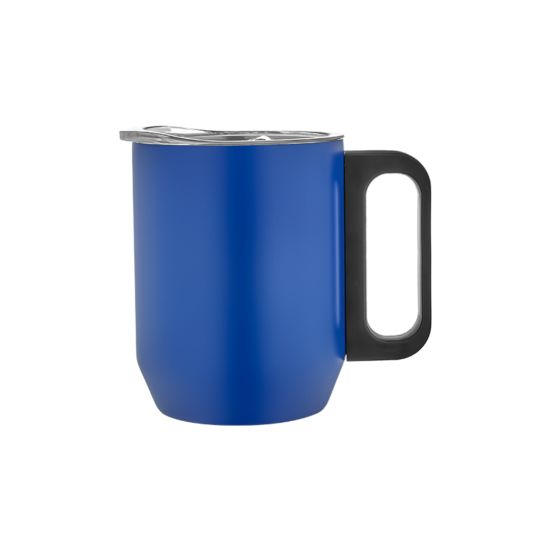 Ucuz Toptan Promosyon 5354 Mavi Çelik Kupa / 350 ml Modeli - 2