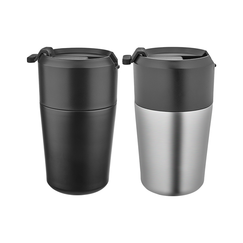 Ucuz Toptan Promosyon 5355 Siyah Çelik Termos / 380 ml Modeli - 3