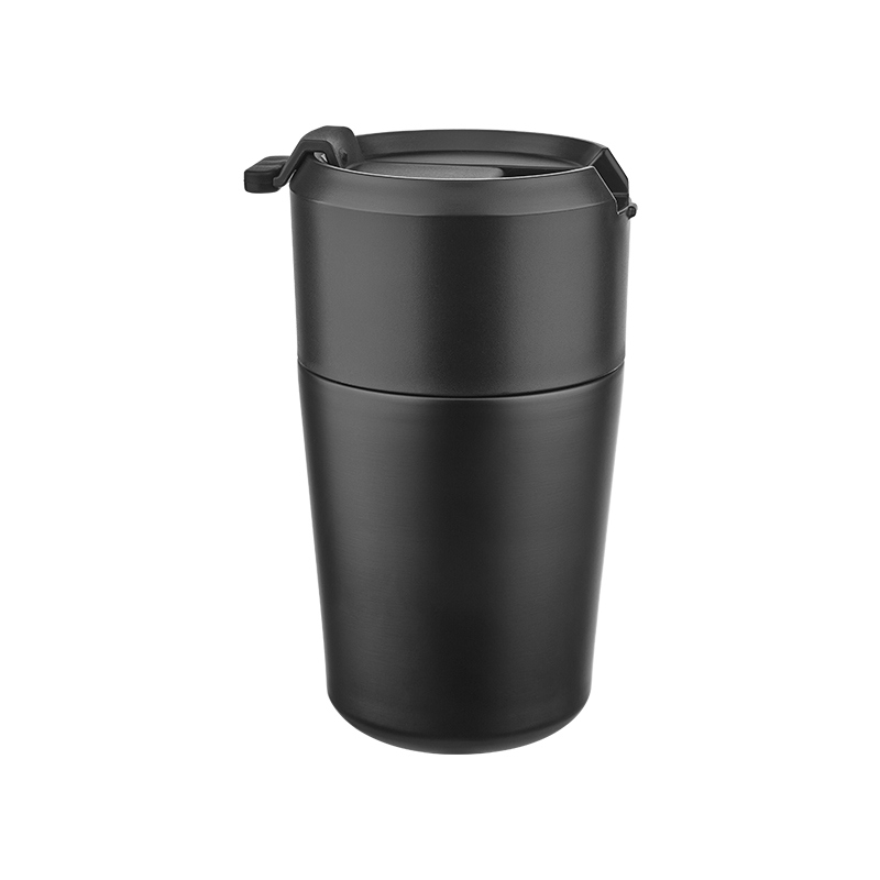 Toptan Promosyon 5355 Siyah Çelik Termos / 380 ml Modelleri