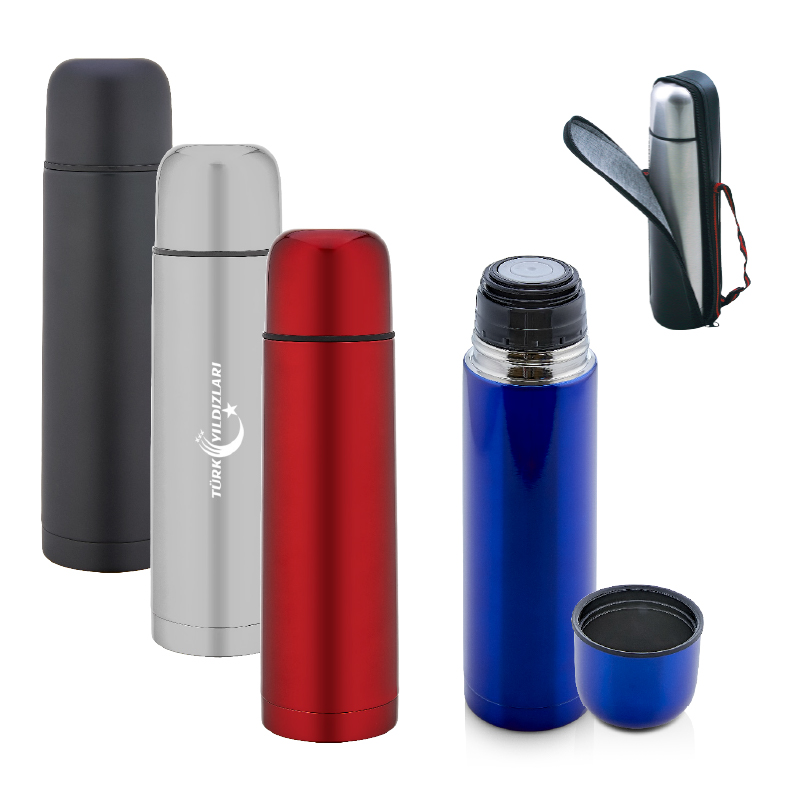 Toptan Promosyon 5500 Kırmızı Çelik Termos / 500 ml Modelleri