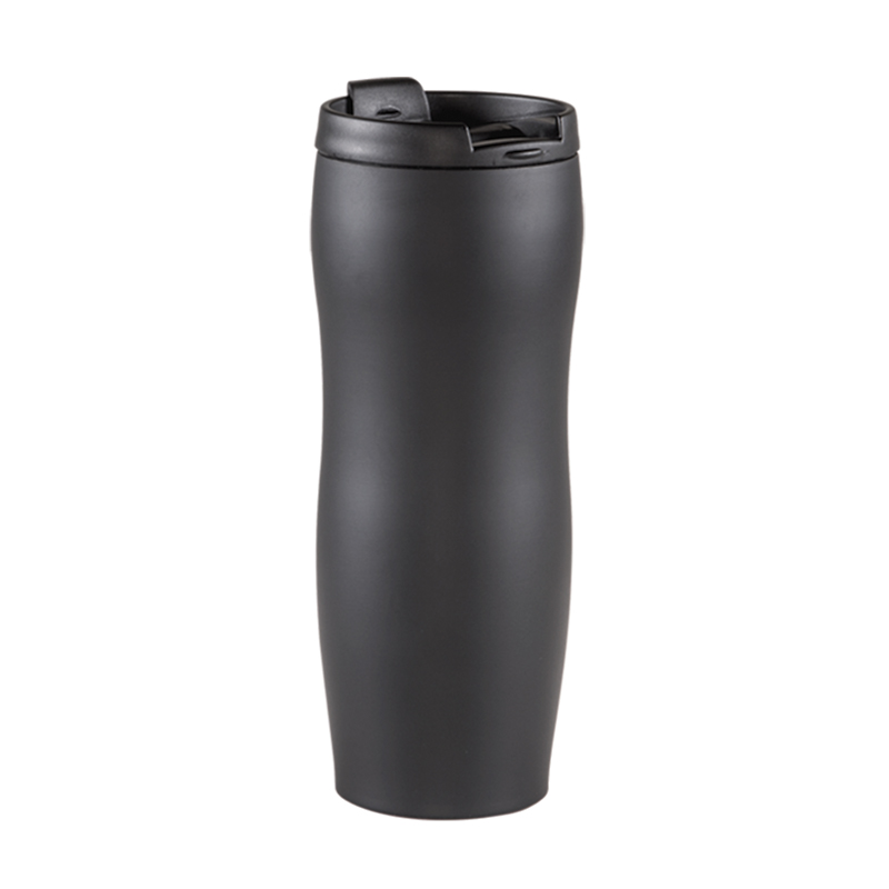 Ucuz Toptan Promosyon 783 Siyah Çelik Kupa / 400 ml Modeli - 2