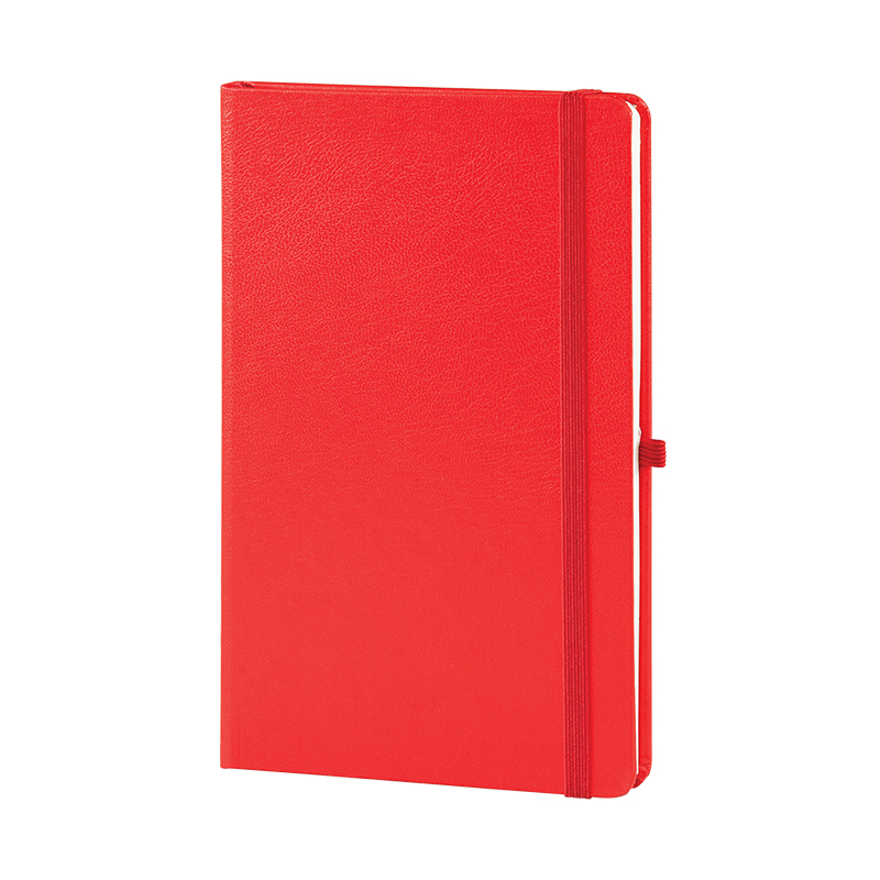 Ucuz Toptan Promosyon 918 Kırmızı-112-Yaprak 13 x 21 Cilt Bezi Defter (Ivory Kağıt) Modeli - 2