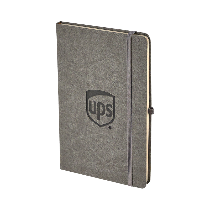 Ucuz Toptan Promosyon 920-EKO Gri 13 x 21 Termo Deri̇ Defter (Holmen Ki̇tap Kağıdı Modeli - 2