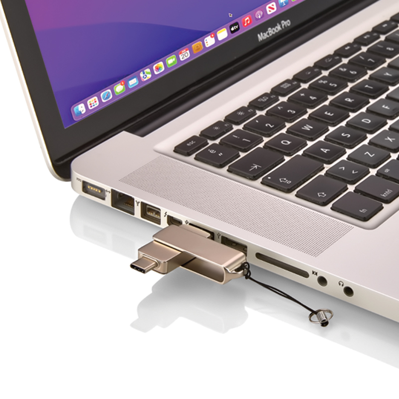 Ucuz Toptan Promosyon F-202-32 Silver 32 GB OTG Usb Bellek Modeli - 4