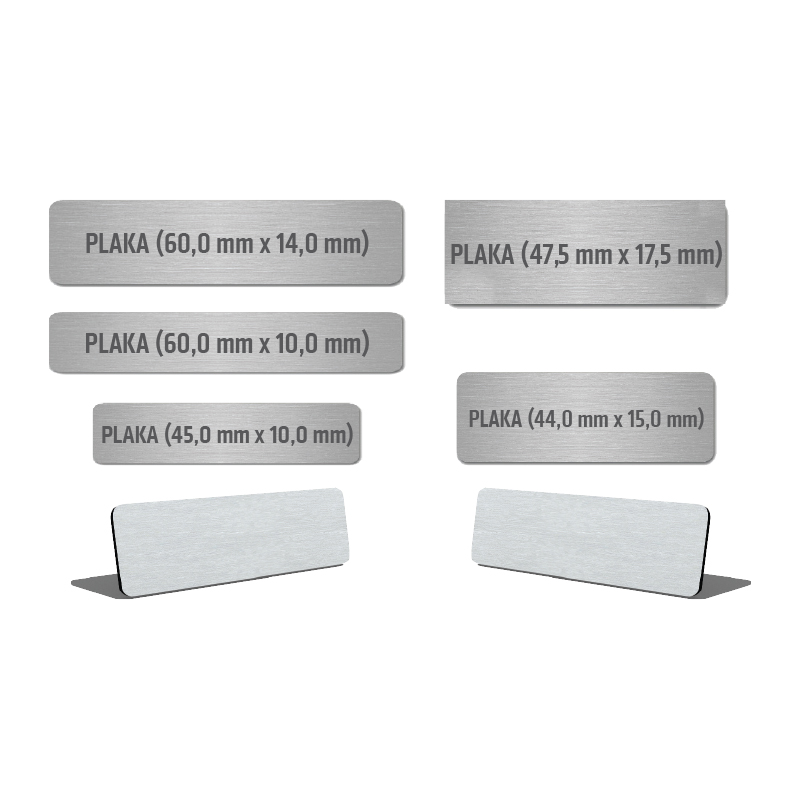 Ucuz Toptan Promosyon Metal Plaka-4717 Uni Metal Plaka Modeli - 2