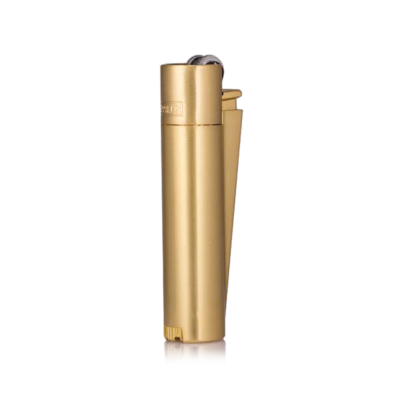 Toptan Promosyon MT-112 Gold Clipper Metal Siboplu Çakmak Modelleri