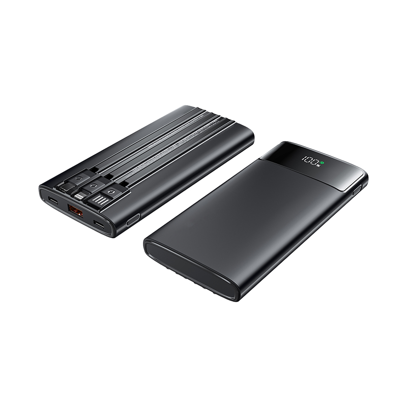 Ucuz Toptan Promosyon PB-4015 Siyah 10.000 mAh Powerbank Modeli - 2
