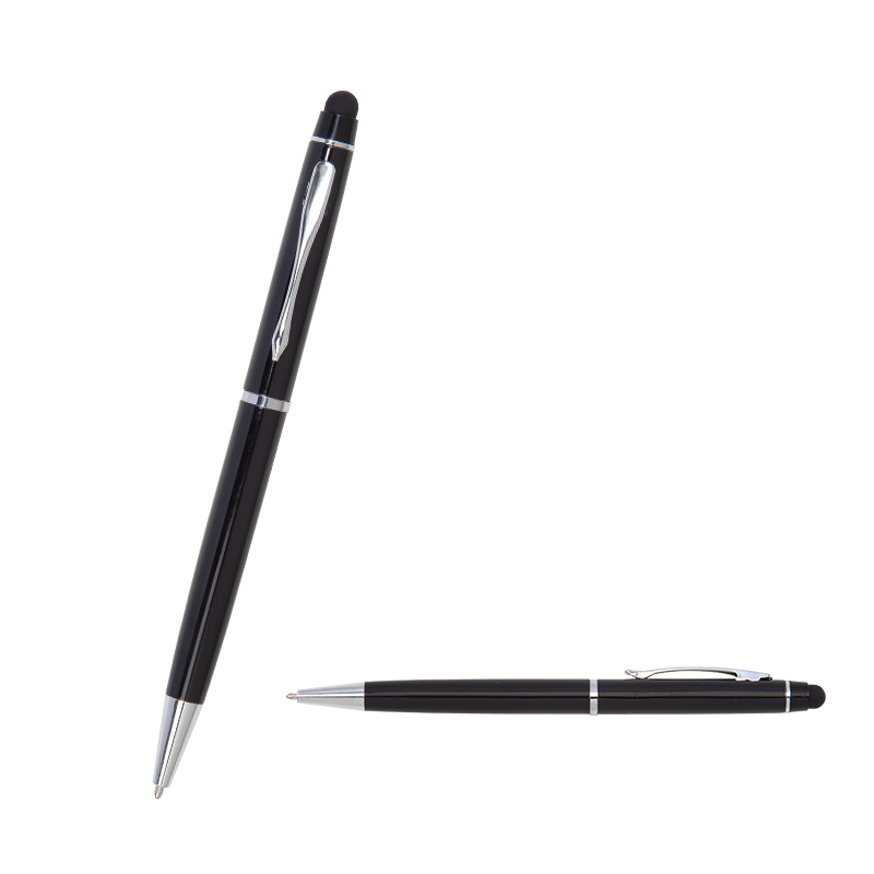 Toptan Promosyon 1022 Siyah Metal Tükenmez Touchpen Kalem Modelleri