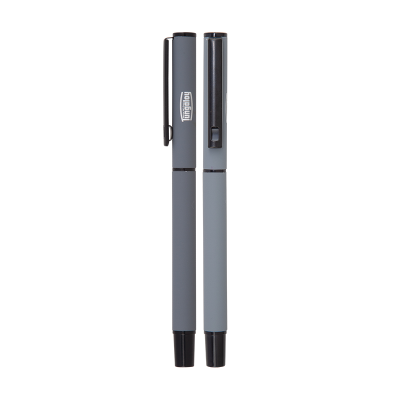 1023-R Gri Metal Roller Kalem Rubber Gövde - Sadıç Promosyon
