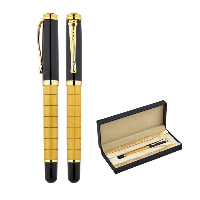 1214-KR Gold Metal Roller Kalem Seti - Sadıç Promosyon