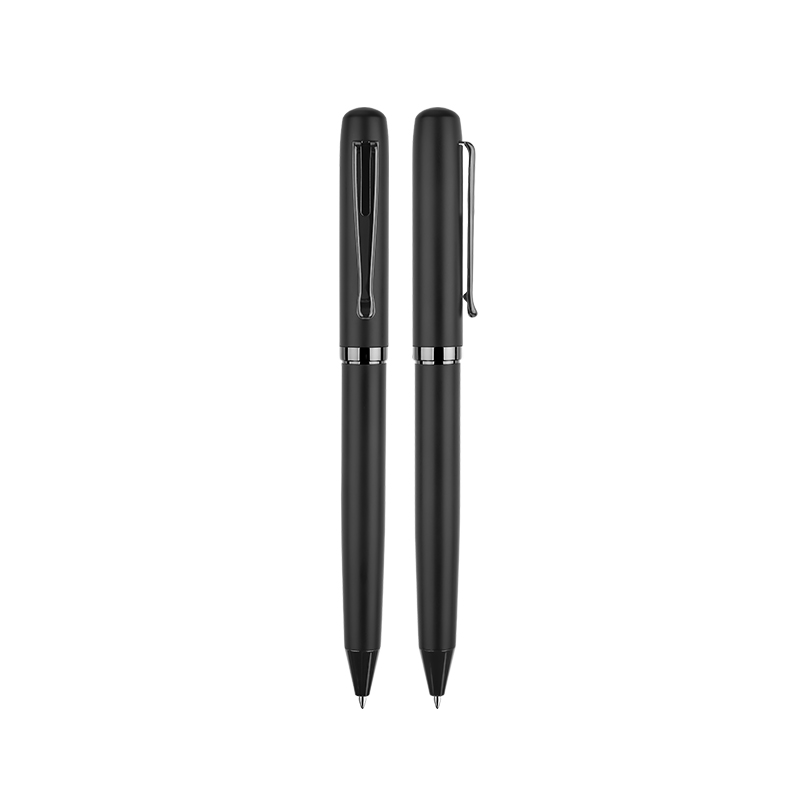 Ucuz Toptan Promosyon 1253-T Siyah Metal Tükenmez Kalem Modeli - 2