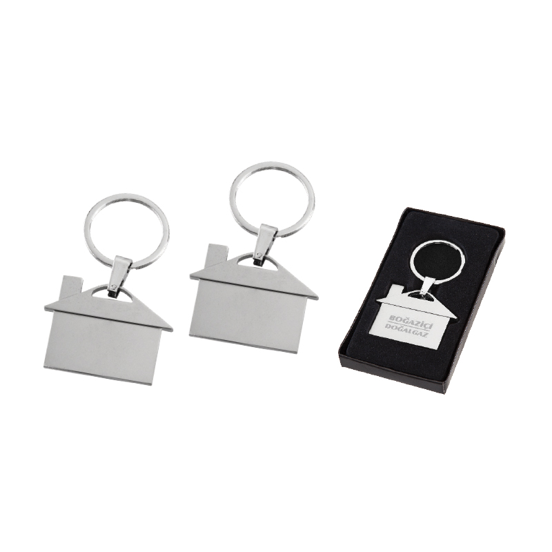 Ucuz Toptan Promosyon 2216 Krom Çift Taraflı Metal Anahtarlık Modeli - 2