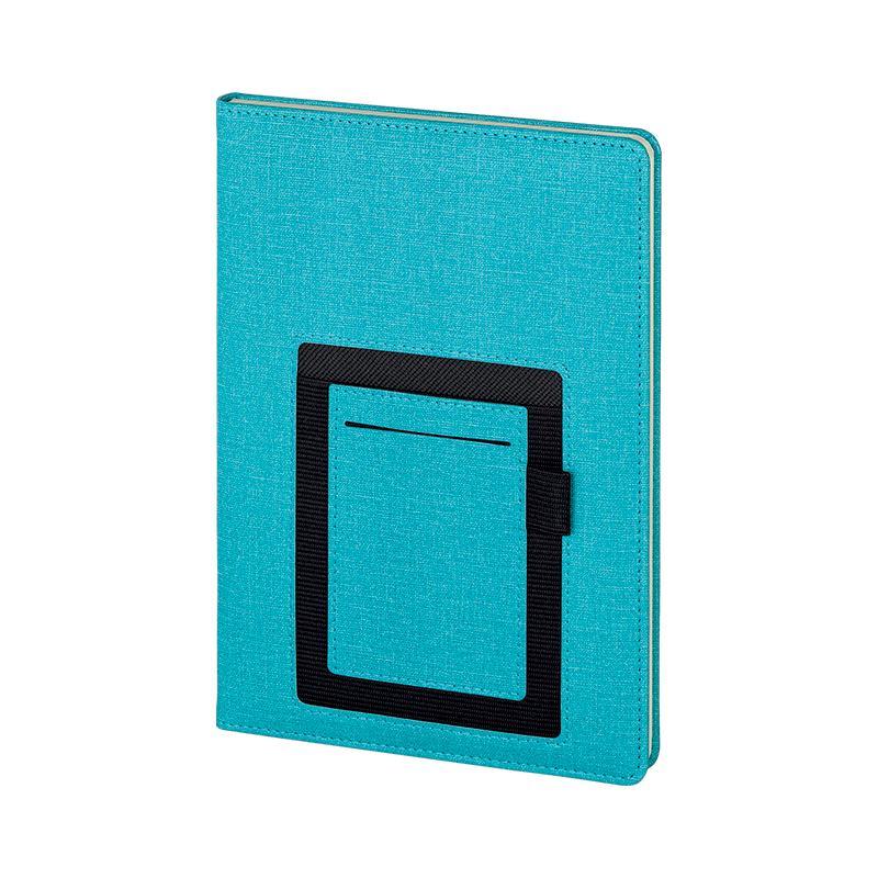 2420 Turkuaz 15 x 21 Termo Deri̇ Defter (Ivory Kağıt) - Sadıç Promosyon