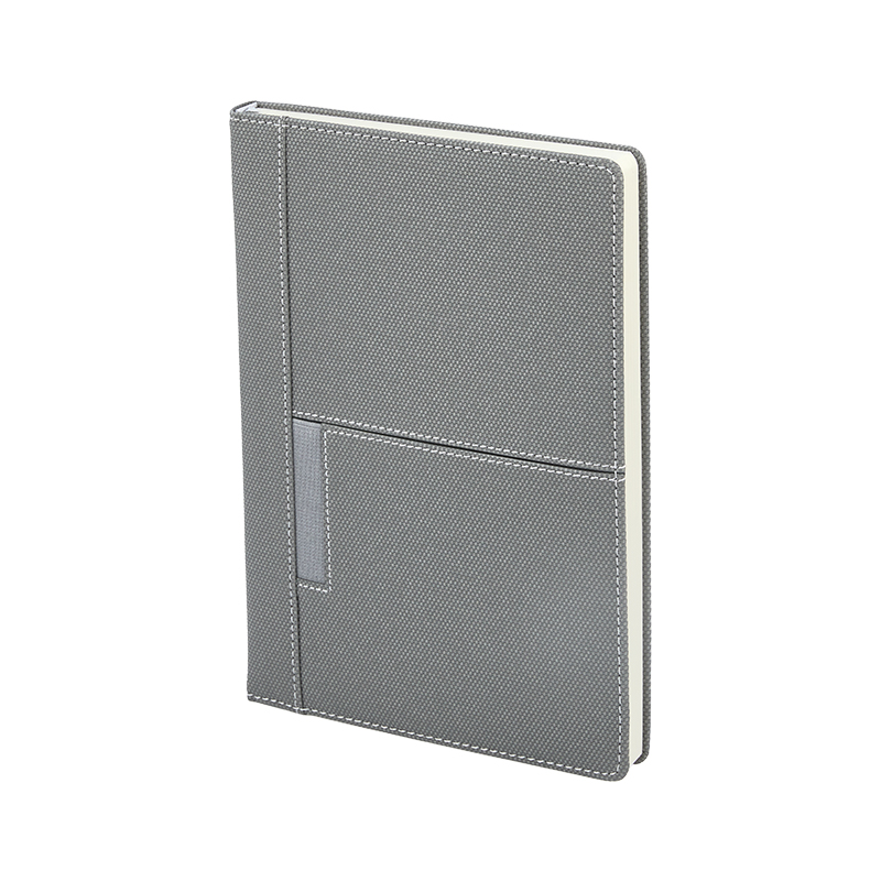 2422 Gri 15 x 21 Termo Deri̇ Defter - Sadıç Promosyon