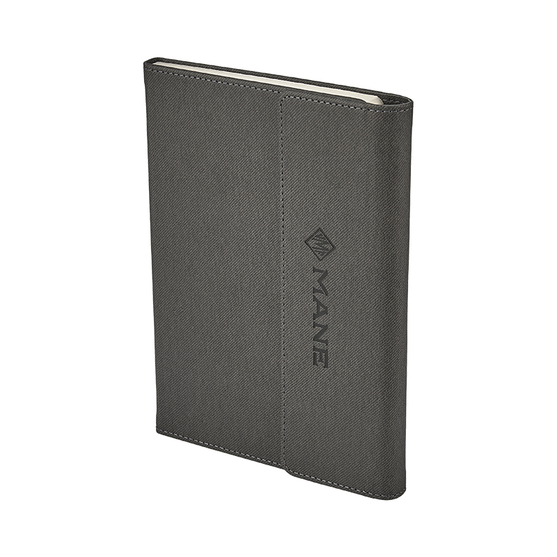 2424 Gri 15 x 21 Termo Deri̇ Defter - Sadıç Promosyon