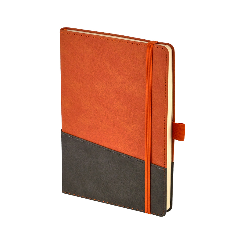 2427 Turuncu 15 x 21 Termo Deri̇ Defter - Sadıç Promosyon