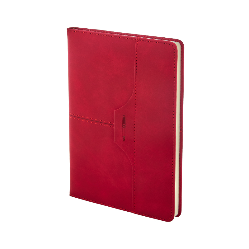 Toptan Promosyon 2430 Kırmızı 15 x 21 Termo Deri̇ Defter Modelleri