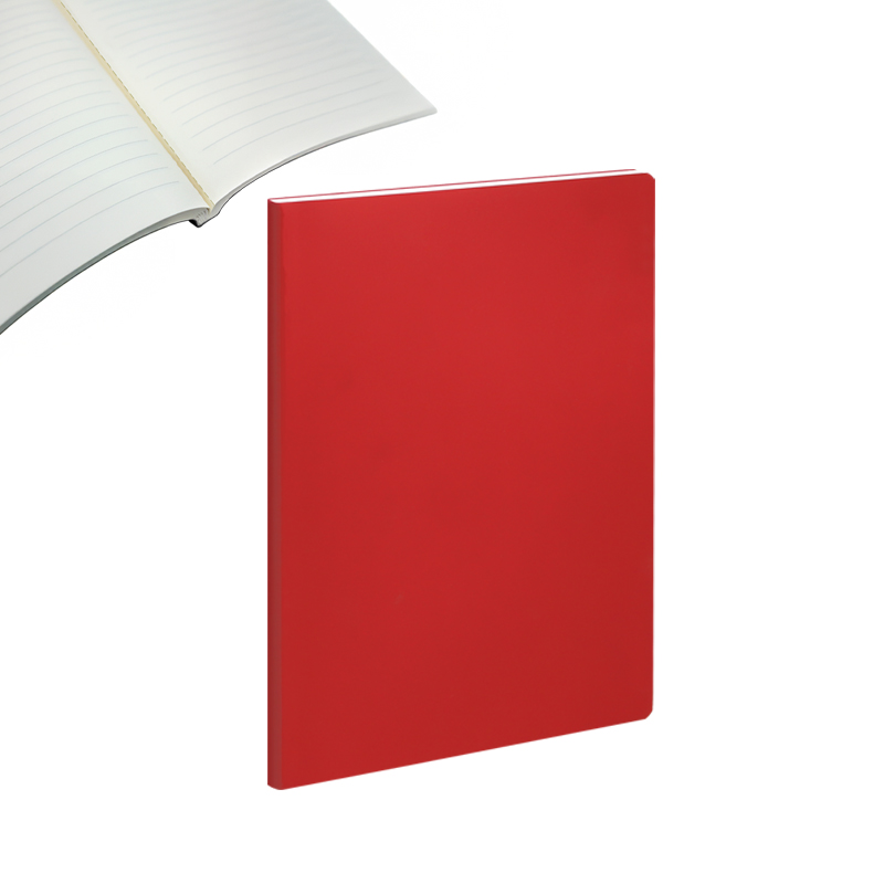 2431 Kırmızı 16,5 x 23,5 Perforeli̇  Plike Fantazi Kapak Defter - Sadıç Promosyon