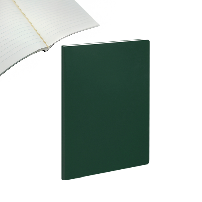 2431 Yeşil 16,5 x 23,5 Perforeli̇  Plike Fantazi Kapak Defter - Sadıç Promosyon