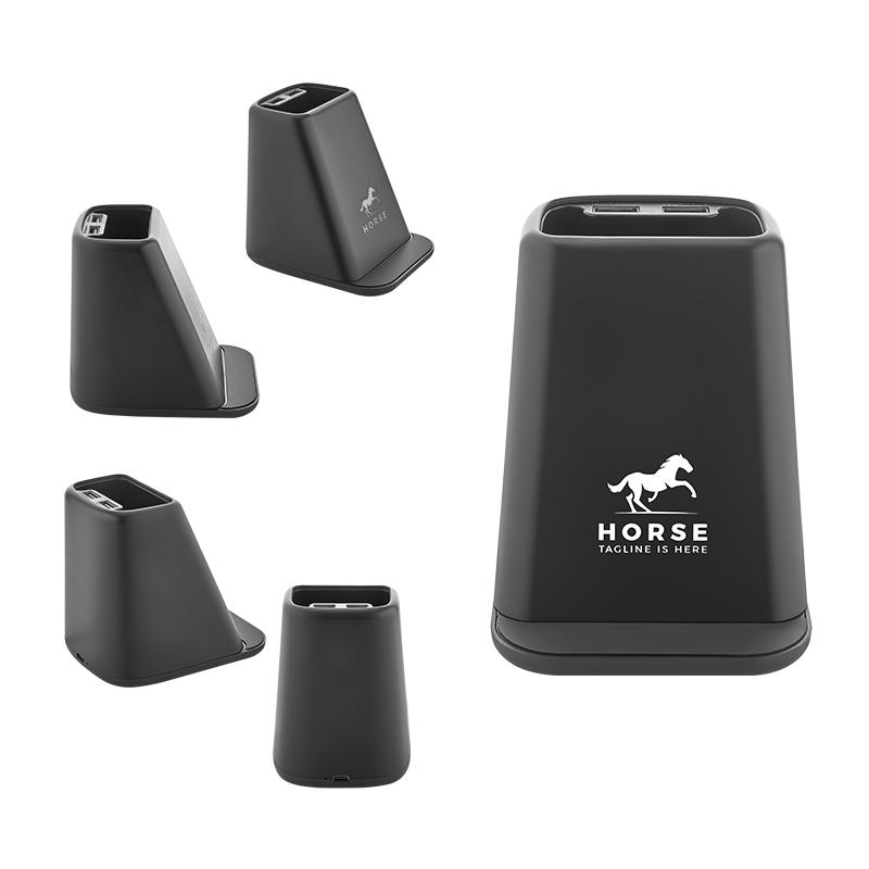 Ucuz Toptan Promosyon 4280 Siyah Wireless Şarj & Kalemlik Modeli - 4