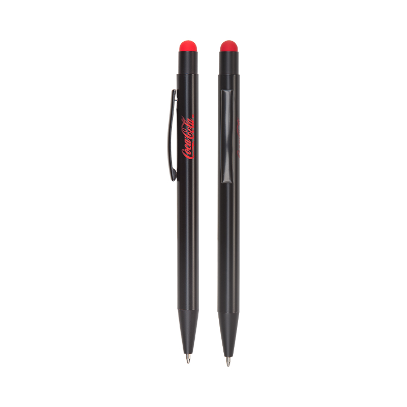 Toptan Promosyon 525 Kırmızı Metal Tükenmez Touchpen Kalem Modelleri