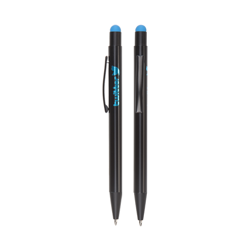 525 Turkuaz Metal Tükenmez Touchpen Kalem - Sadıç Promosyon