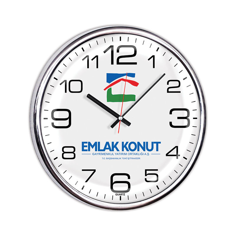 Toptan Promosyon 530-M Uni Metalize Duvar Saati Modelleri