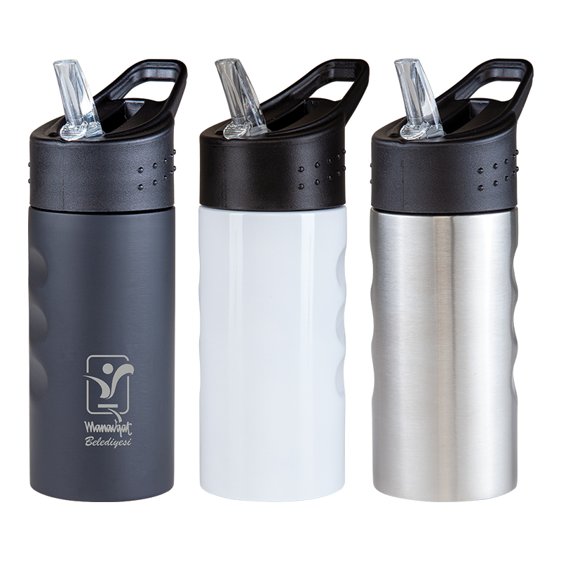 Ucuz Toptan Promosyon 5302 Krom Çelik Matara / 500 ml Modeli - 2