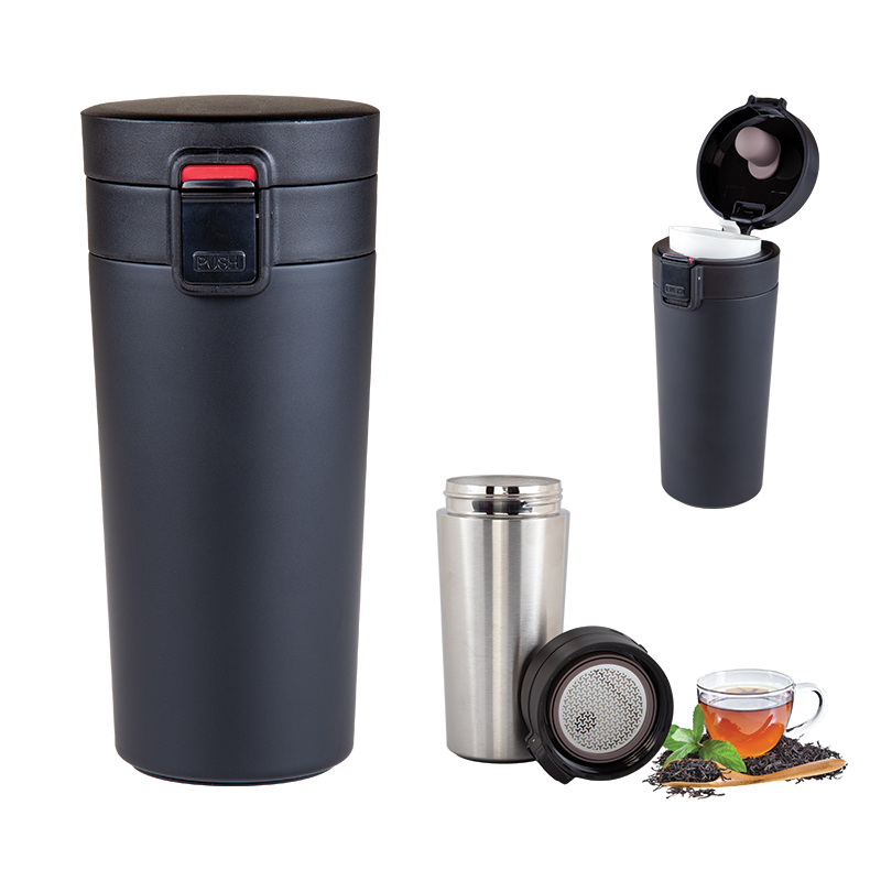 Toptan Promosyon 5303 Siyah Çelik Termos / 350 ml Modelleri