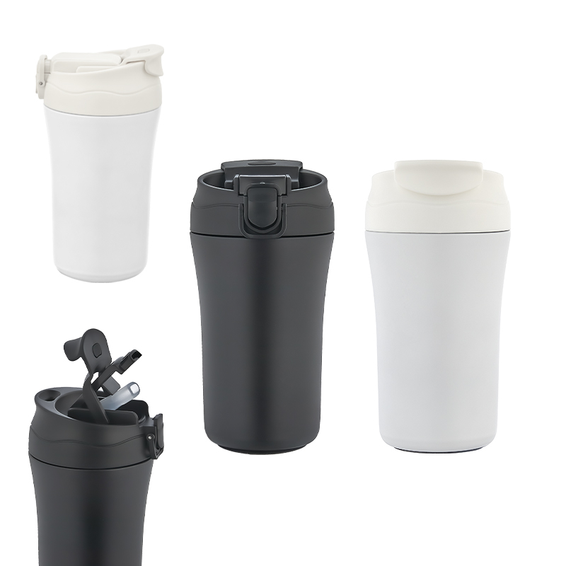 Toptan Promosyon 5335 Beyaz Çelik Termos / 400 ml Modelleri