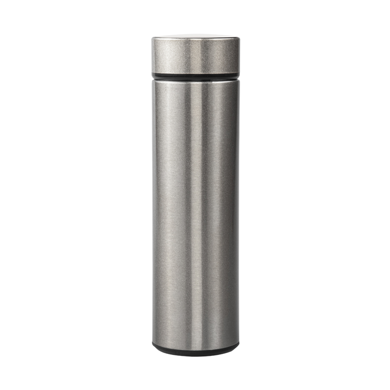 5338 Krom Dijital Süzgeçli Termos / 450 ml - Sadıç Promosyon
