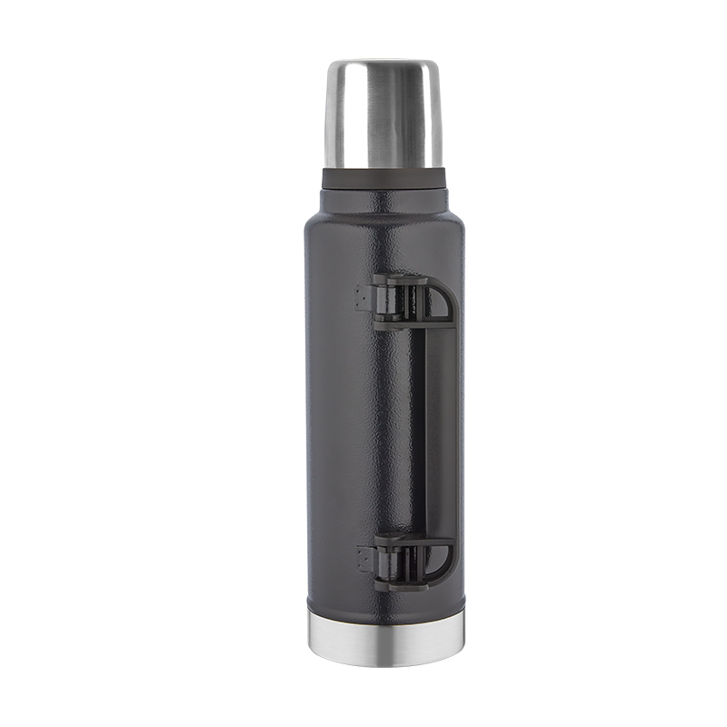 Ucuz Toptan Promosyon 5341 Siyah Çelik Termos / 1450 ml Modeli - 11