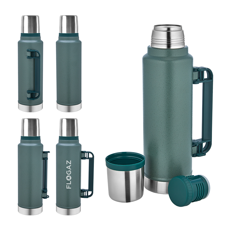 Ucuz Toptan Promosyon 5341 Siyah Çelik Termos / 1450 ml Modeli - 3