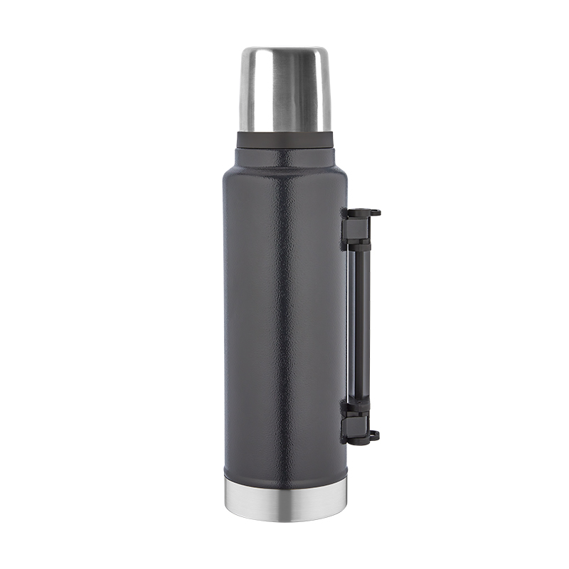 Ucuz Toptan Promosyon 5341 Siyah Çelik Termos / 1450 ml Modeli - 5