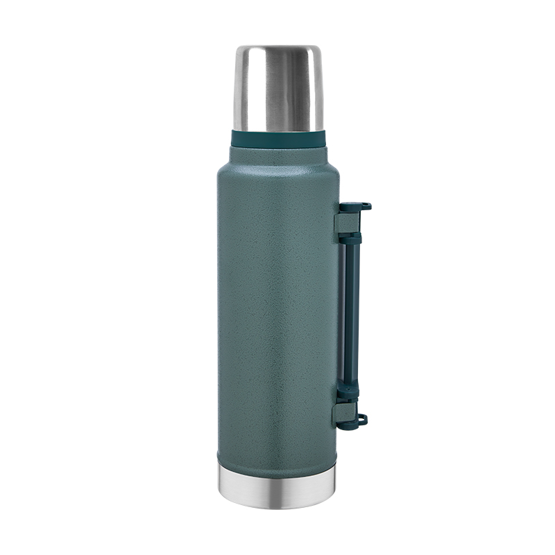 Ucuz Toptan Promosyon 5341 Siyah Çelik Termos / 1450 ml Modeli - 6