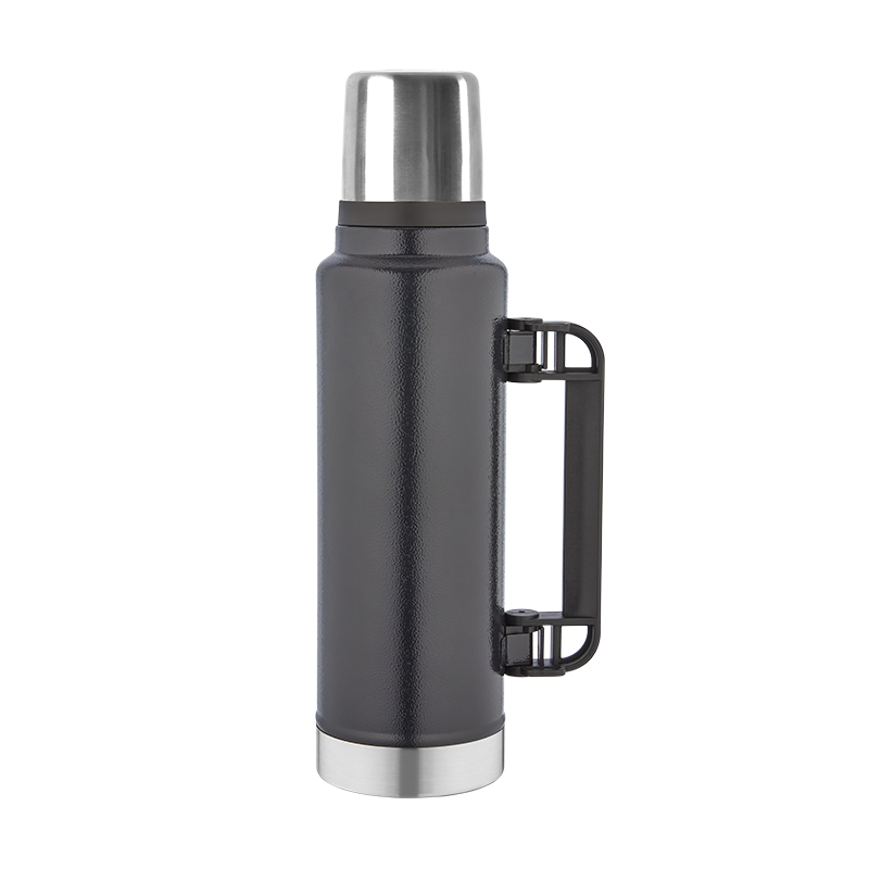 Ucuz Toptan Promosyon 5341 Siyah Çelik Termos / 1450 ml Modeli - 10